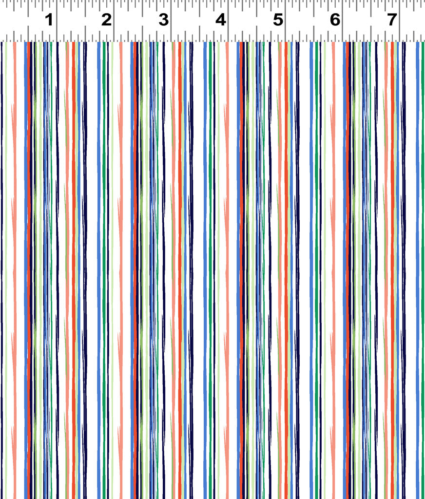 Clothworks Margot Stripe Multi Color Y3666-55