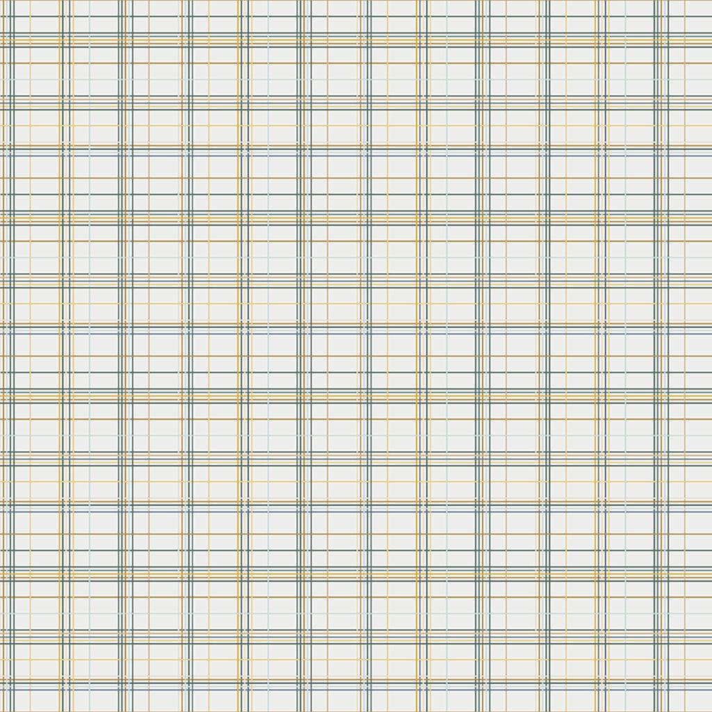 Clothworks Little Goldi Plaid Mist Gray Y3671-116