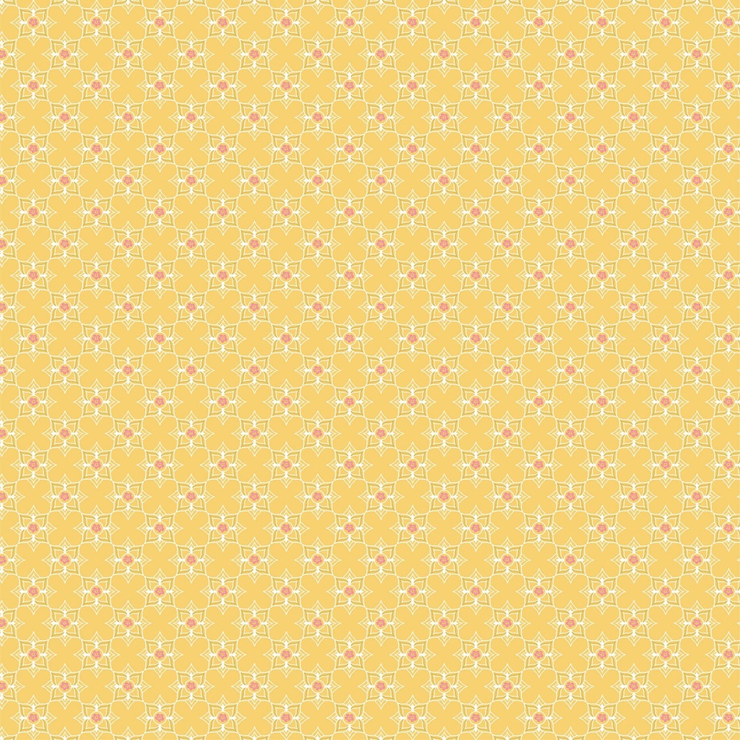 Poppie Cotton Farmgirls Unite Sunshine and Cotton Yellow FG20725