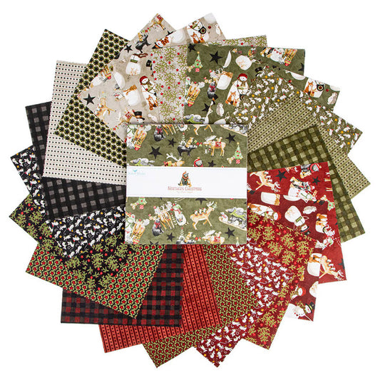 X2045 Riley Blake Designs Northern Christmas 10" Stacker 42 pieces