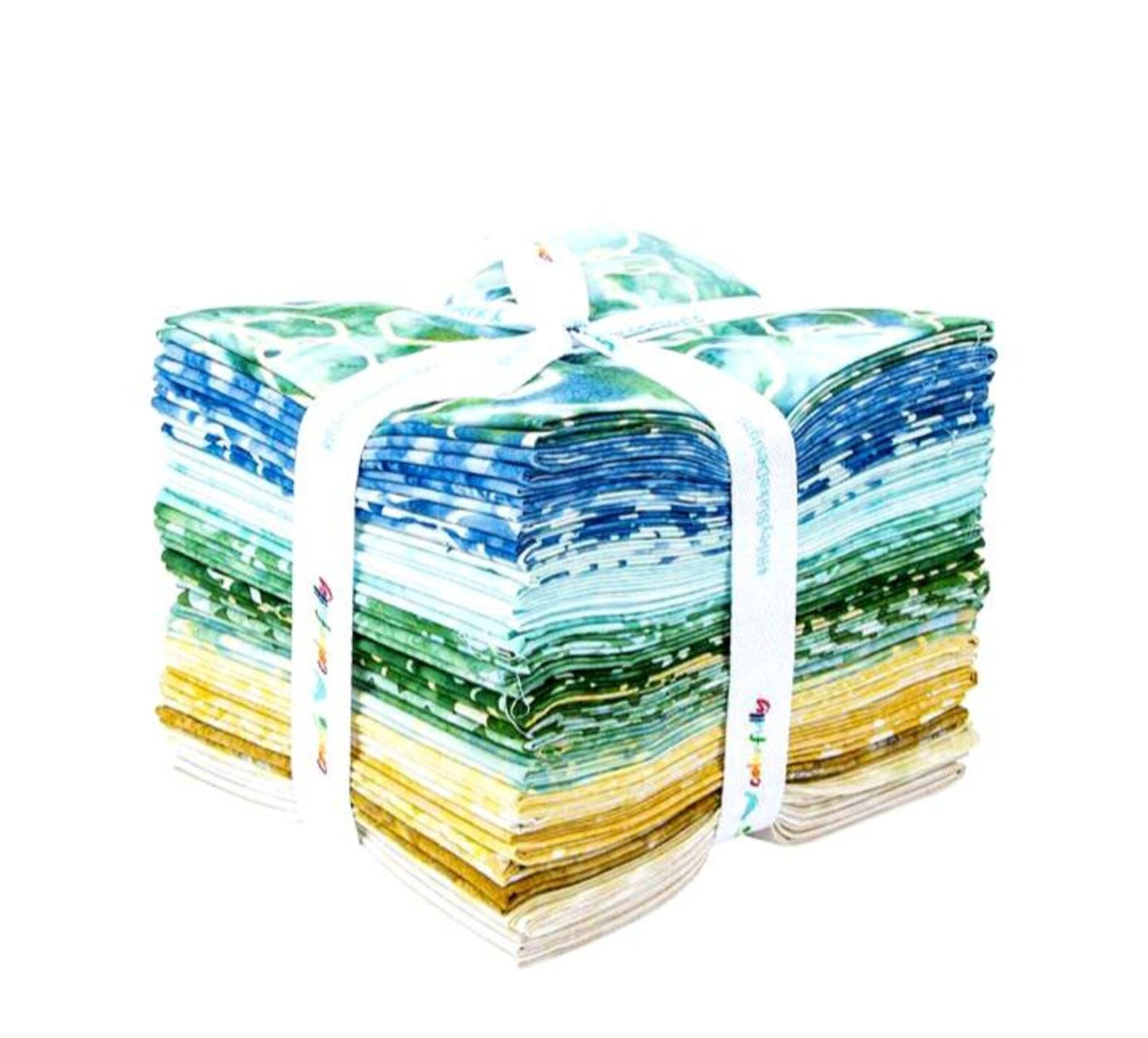 X1001 Riley Blake Expressions Batiks Watercolor Daisies Fat Quarter Bundle 24 pieces