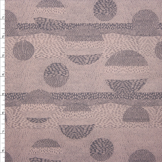 Boundless Fabrics Via Geometric Moons in Blush 22176 (1002)