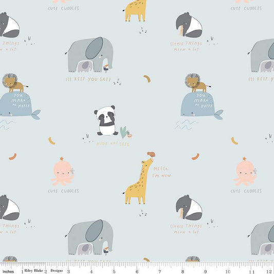 Riley Blake Little Things Main Mist C12150 (1006)