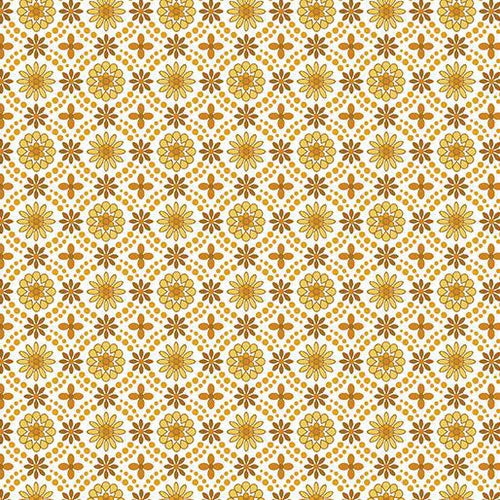 Benartex Spring Hill Farm Wallpaper Medallion Gold 13250-34 (1014)