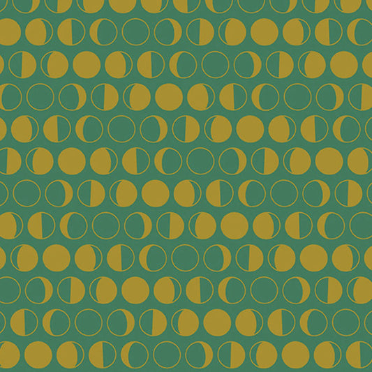 Andover Oracle by Eye Candy Quilts Moons Emerald A-236-MNG