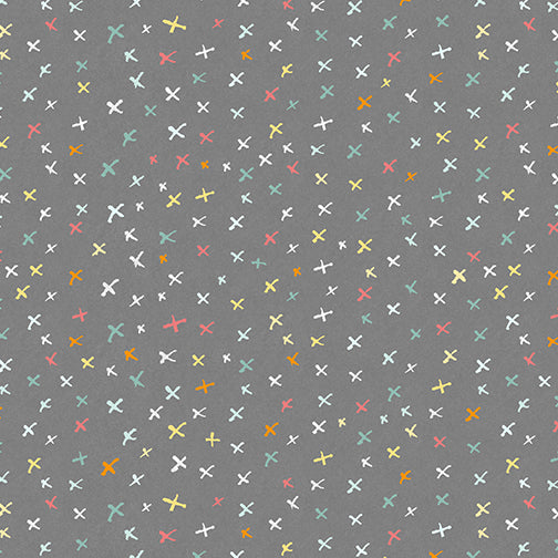 Contempo for Benartex Playful Shards Medium Grey Elephant Joy 10417-13