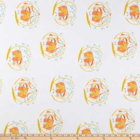 1033 Windham Fabrics Far Far Away 2 H Ross Sleeping Beauty White 51198-3