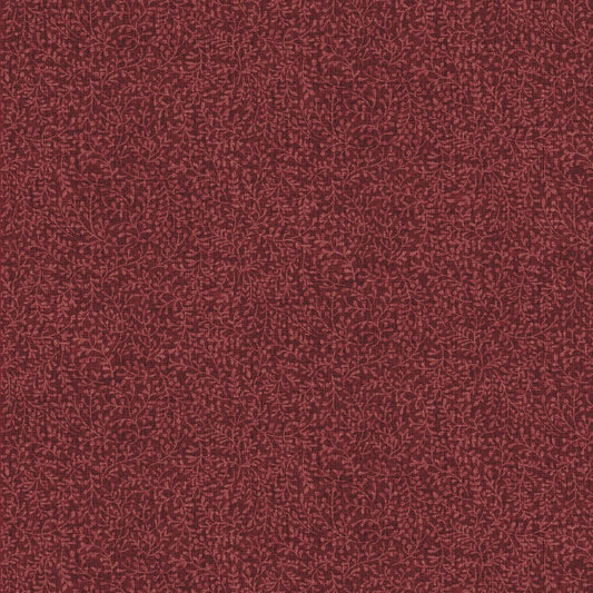 Benartex French Cottage Fern Cranberry 13140-22