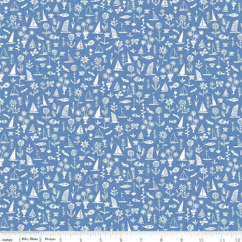 Liberty Fabrics The Riviera Collection Sealife B 01666455B