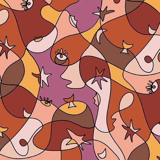 Andover Oracle by Eye Candy Quilts Boho Picasso A-232-P