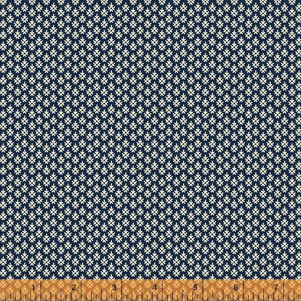 1045 Windham Fabrics Marlais Marks Indigo 53229-1