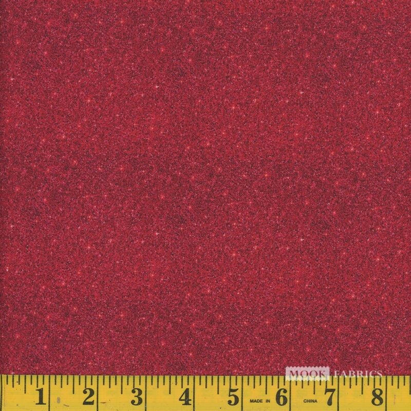 1046 Mook Fabrics All That Glitters Red 113172