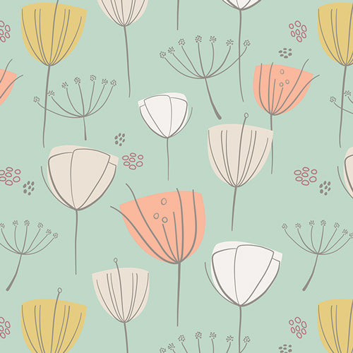 Art Gallery Fabrics Littlest Floral Frolic Apricot LT-20032