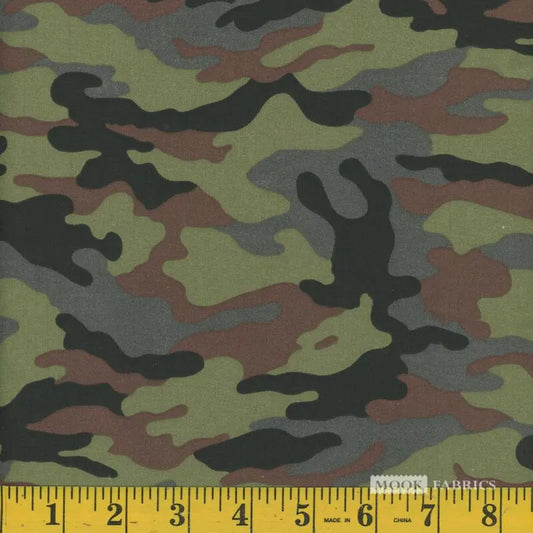 8086 Mook Fabrics Camo Black Olive 105115