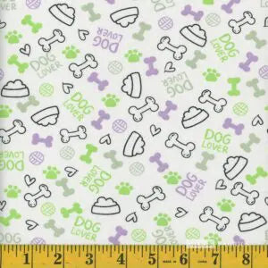 8093 Mook Fabrics Spotty Green 108463