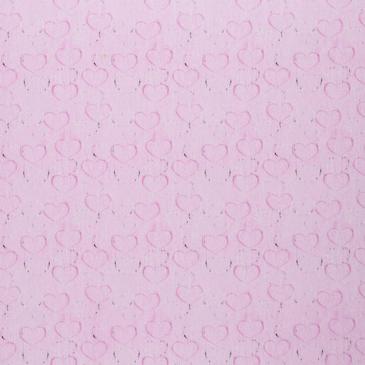 Mook Heather Hearts Light Pink 110598
