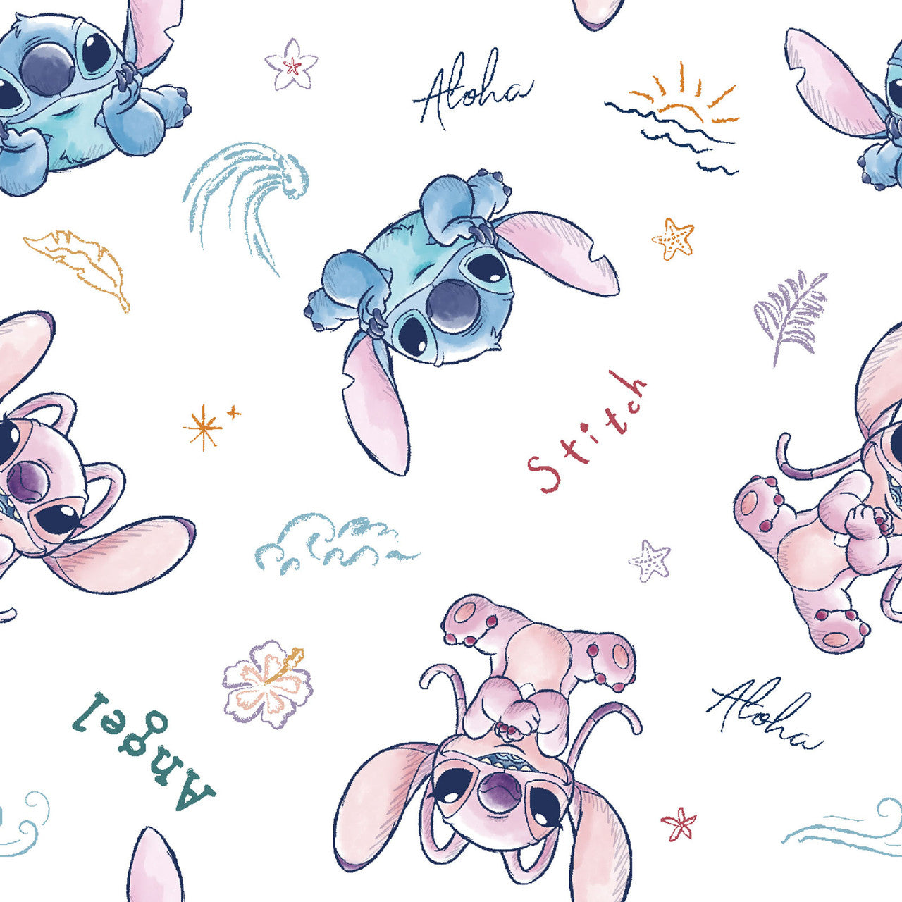 1141 Springs Creative Disney Stitch and Angel Sketch SPR79738-A62078