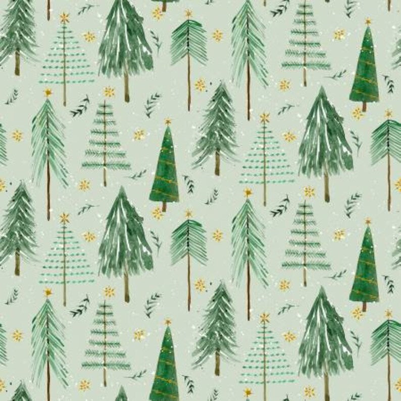 P&B Textiles Gnomes Home Tree Farm 04708