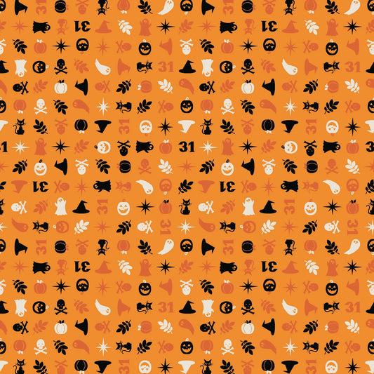 1187 Maywood Studio Pumpkins & Potions Halloween Charms Orange MAS10573-O