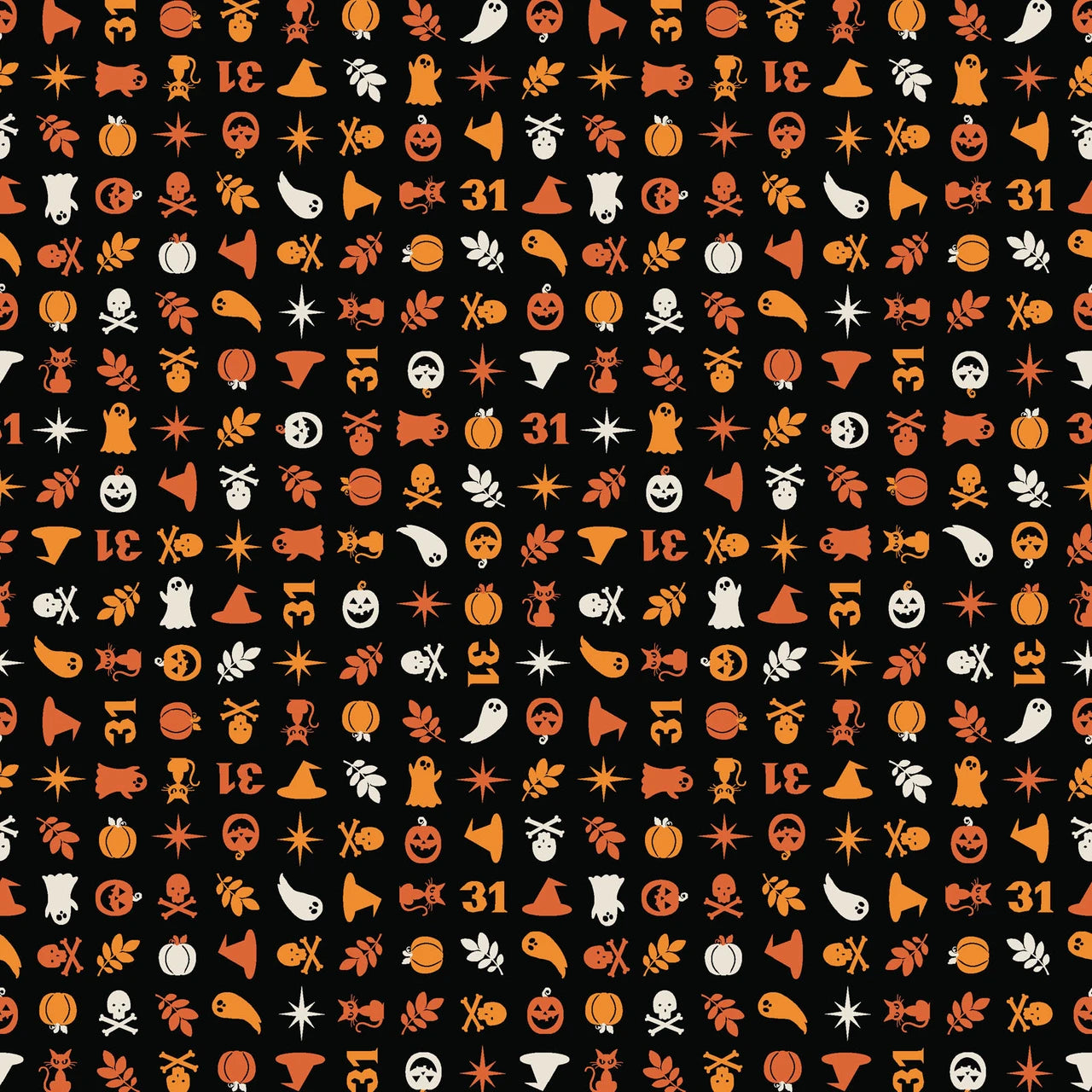 1188 Maywood Studio Pumpkins & Potions Halloween Charms Black MAS10573-J