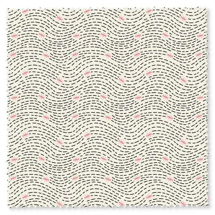 Felicity Fabrics Forest Walk Picnic on the Road Ivory Campfire 610069