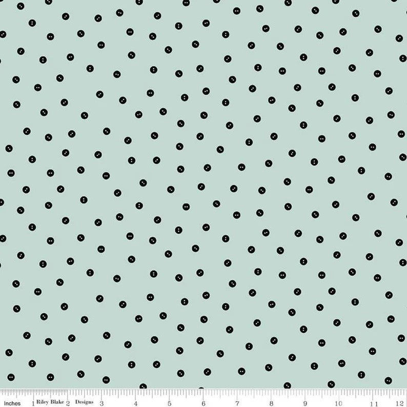 Riley Blake She Who Sews Toss Aqua C11342