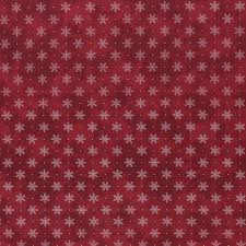 1292 Mook Fabrics Christmas Deck The Halls Falling Snow Red 138433