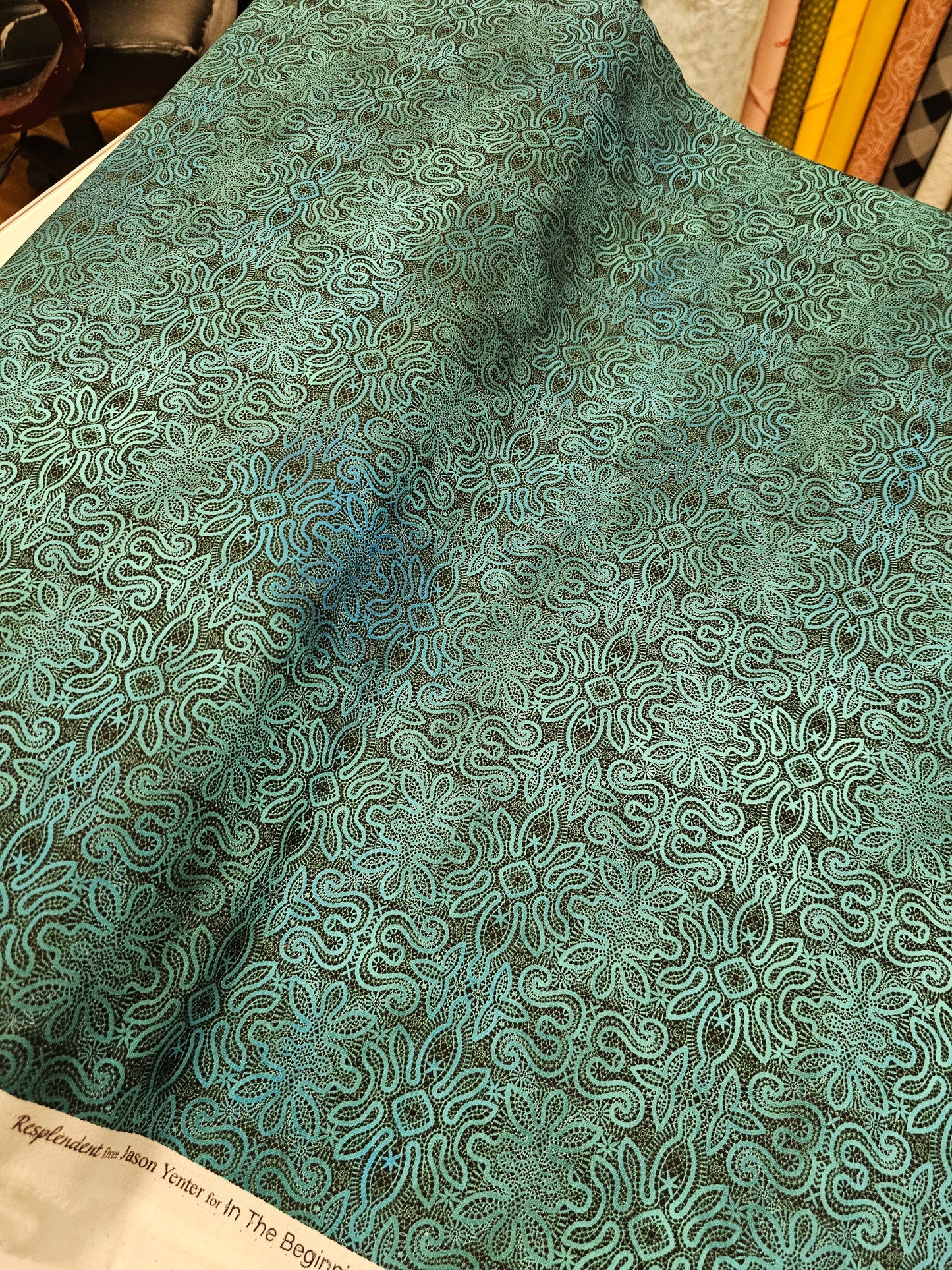 In The Beginning Resplendent Lace Teal
