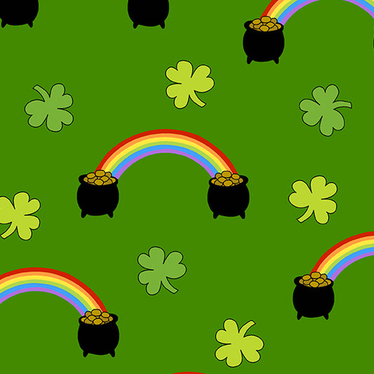 Andover Three's A Charm Pot O'Gold by Kim Schaffer A-476-G