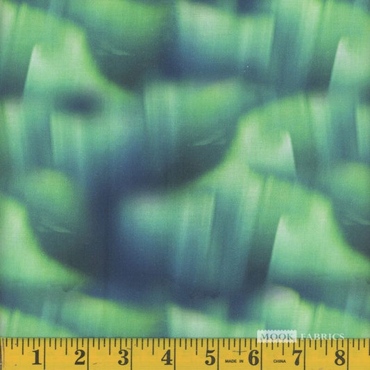1340 Mook Fabrics Northern Lights Allover Green 133150
