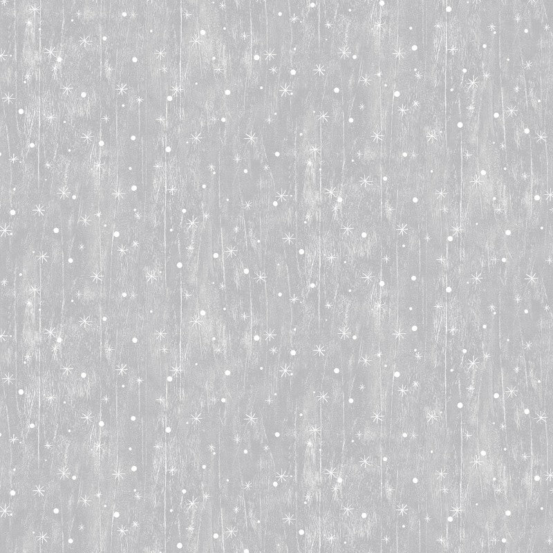 Benartex Jolly Lane Snowflake Gray 13583