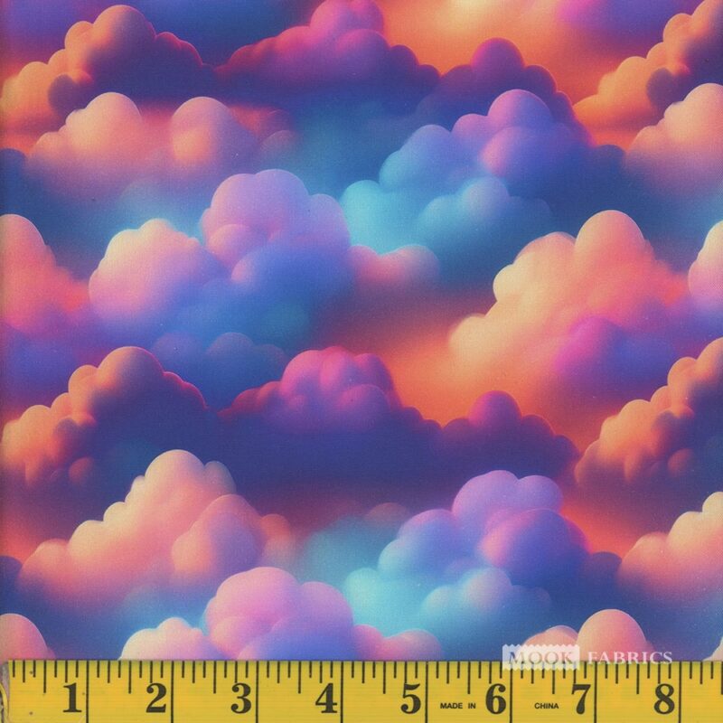 1351 Mook Fabrics Cloud 04 Multi 140675