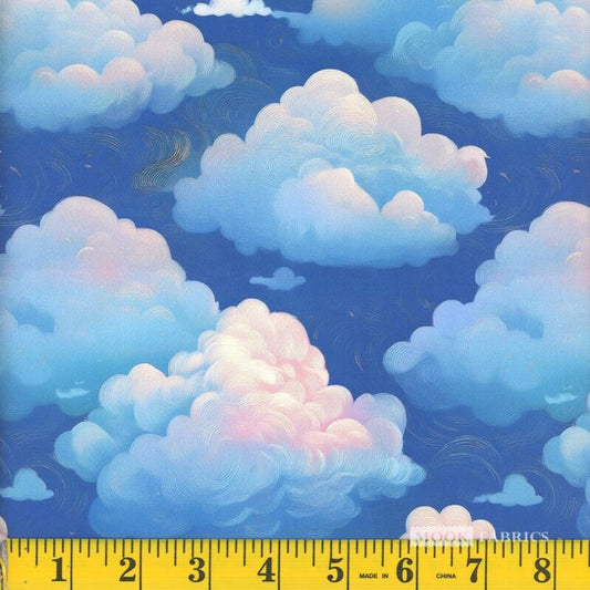 1352 Mook Fabrics Cloud 05 Blue 140676