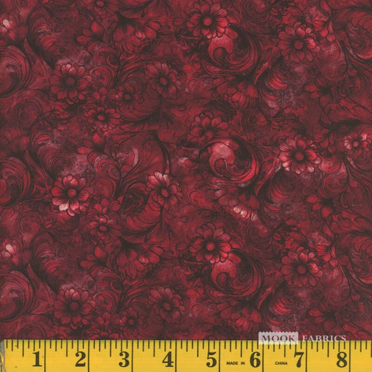 1363 Mook Fabrics Empress's Secret 17 Red 140212