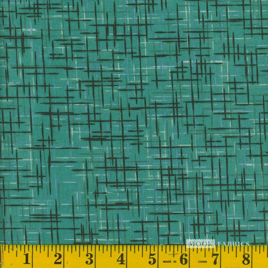 1394 Mook Fabrics 108" Wide Back Linen Look Dusty Turquoise 134706