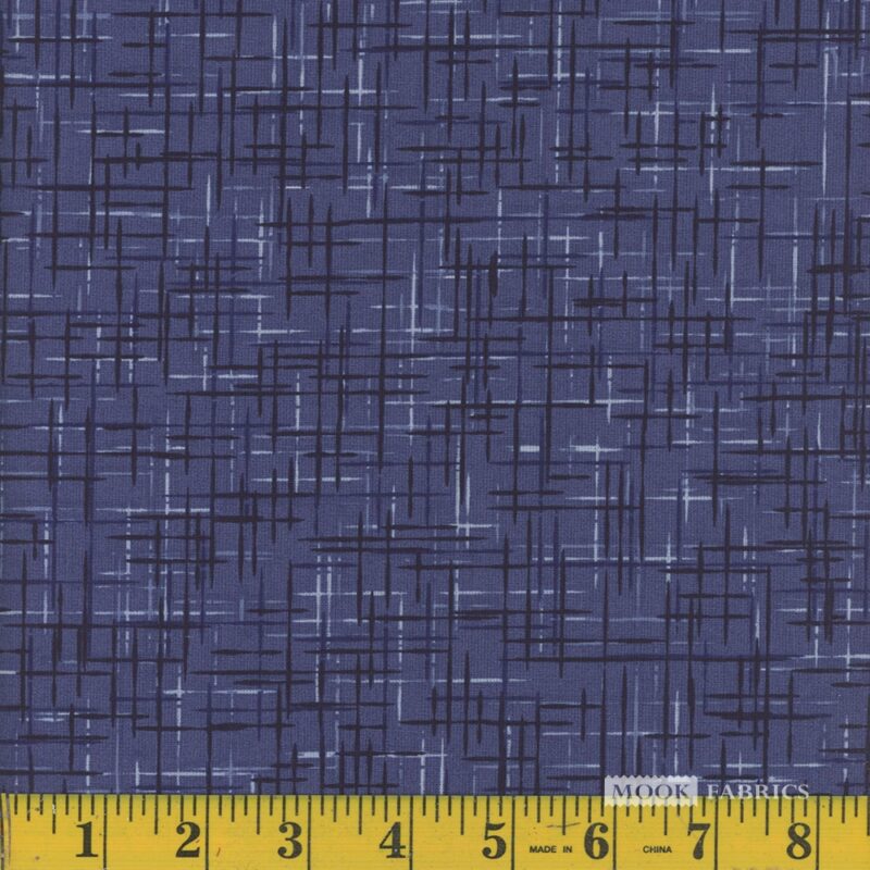 1395 Mook Fabrics 108" Wide Back Linen Look True Navy 134702