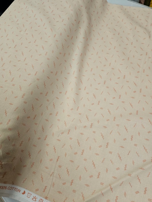 Figo (a division of Northcott) Treehouse Zig Zag Beige