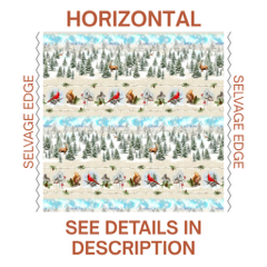 8524 Clothworks Quilt Minnesota 2021 Shop Hop Y3313-H-64 Light Caramel Stripe Horizontal