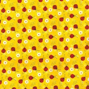 Fabric Traditions Charms Ladybug and Daisy