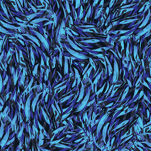 1450 Benartex Designer Fabrics What If ? Brush Blue 1625655B