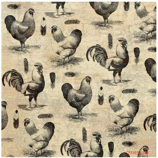 1461 Springs Creative French Rooster Stencil CP53078