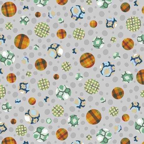QT Fabrics Woodland Winter Patterned Circle 1649-28948-K