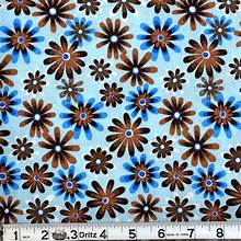 Brown and Blue Flower Sprays