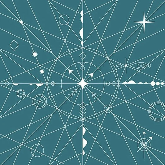 Andover Century Prints Hopscotch Compass Isle by Alison Glass CS-22-BLUE