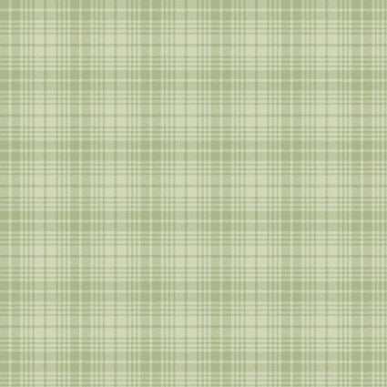 Benartex A Wooly Garden Plaid Light Green 9615-04