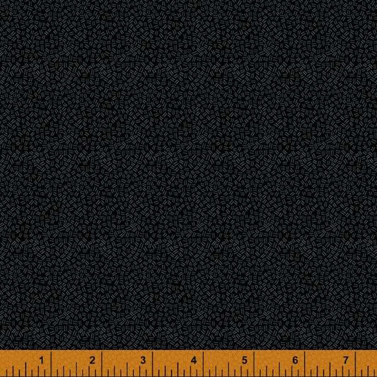 Windham Opposites Attract Hatch Black on Black 50049B-2