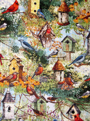 1574 Springs Creative Modest Dwellings Mast Bird Floral Birdhouses CP59071