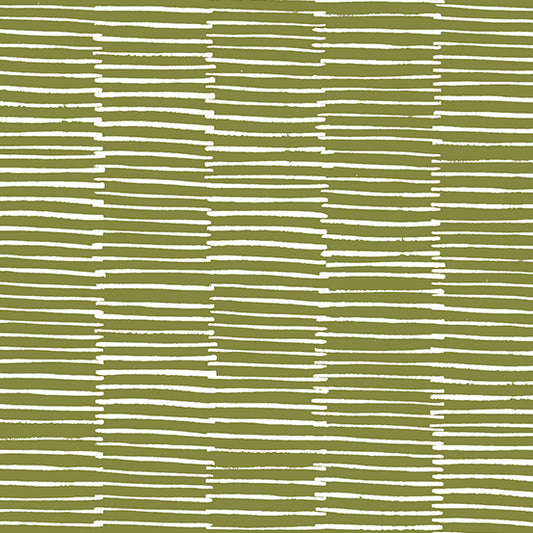 Andover Century Prints Trellis White Broken Lines by Sarah Golden CS-43-JALAPENO