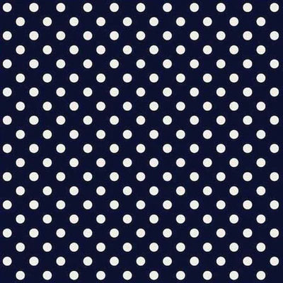 Stof Fabrics Essentials White Dots on Black MSD19-079