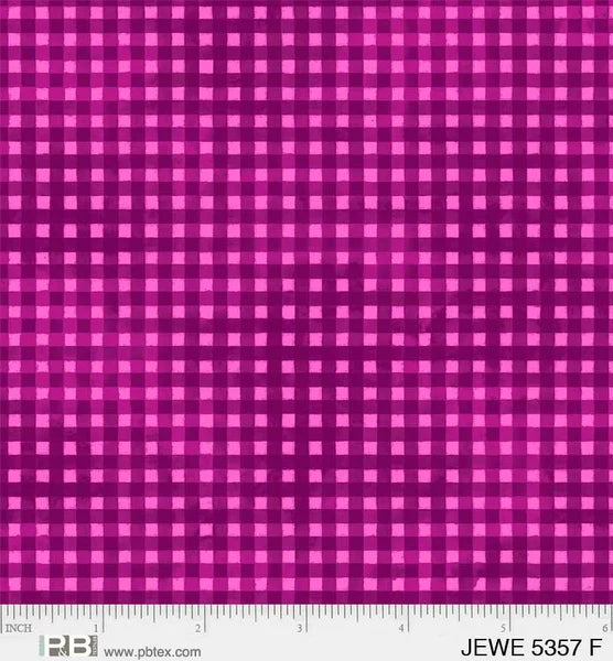 1617 P&B Textiles Jewel Gingham JEWE05357F